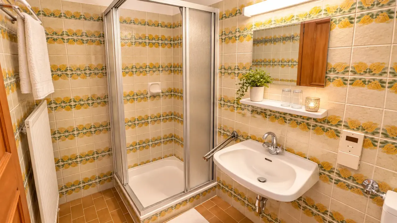 Haus Alpina   badkamer 1